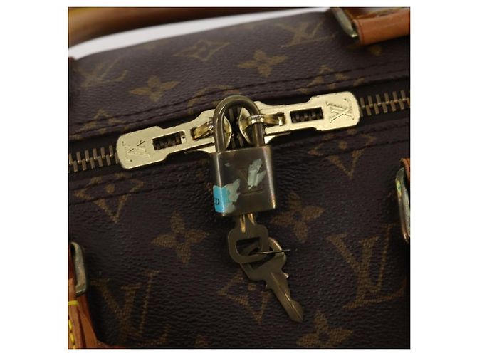 LOUIS VUITTON Monogram Keepall 50 Boston Bag M41426 LV Auth 187419A Monogramma - vista 10