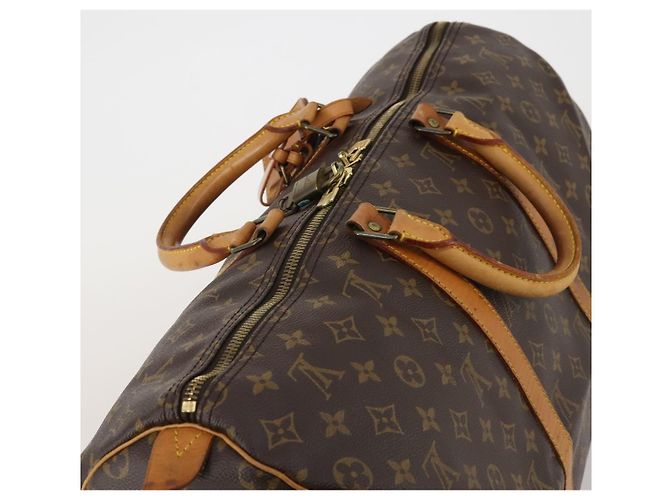 LOUIS VUITTON Monogram Keepall 50 Boston Bag M41426 LV Auth 187419A Monogramma - vista 6