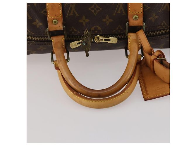 LOUIS VUITTON Monogram Keepall 50 Boston Bag M41426 LV Auth 187419A Monogramma - vista 7