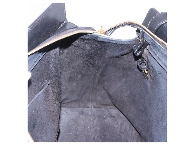 Céline Borsa CELINE Cabas De France in tela e pelle 2way Beige Oro Auth 188436 D'oro - vista 23