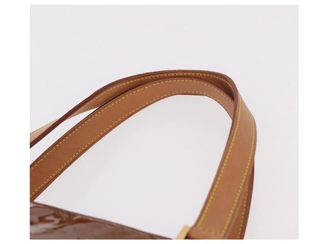 LOUIS VUITTON Bolso Monogram Vernis Houston Bronze M91122 LV Auth 188786A Bronce - vista 14