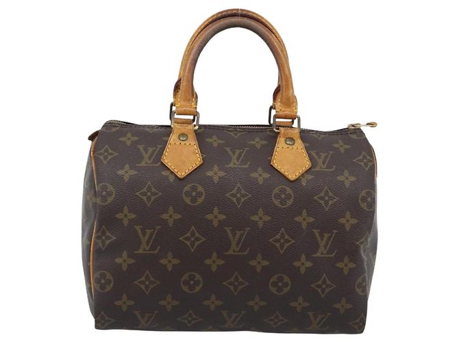 LOUIS VUITTON Borsa Monogram Speedy 25 M41528 LV Auth 188980 Monogramma - vista 13