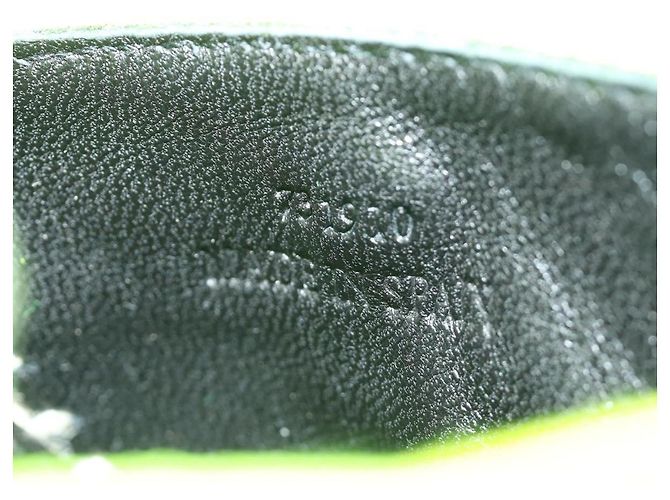 Sandali Espadrilles Bijou LOEWE in tela Verde Neon Auth 186240M - vista 22