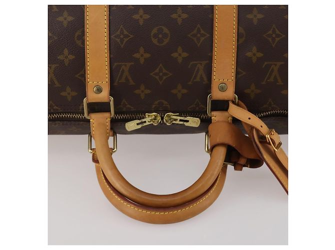 LOUIS VUITTON Borsa Boston Monogram Keepall 50 M41426 LV Auth 186388A Monogramma - vista 7