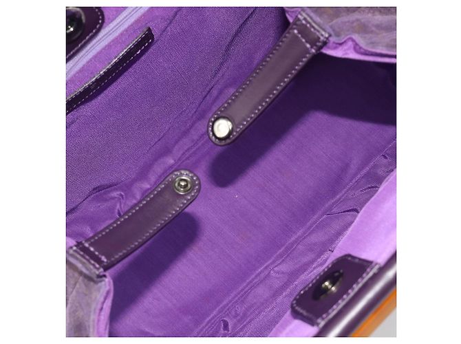 BALENCIAGA Handtasche Wildleder Violett Silber Auth yk20590 - Ansicht 12