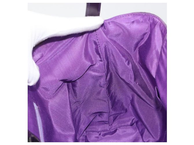 BALENCIAGA Handtasche Wildleder Violett Silber Auth yk20590 - Ansicht 18