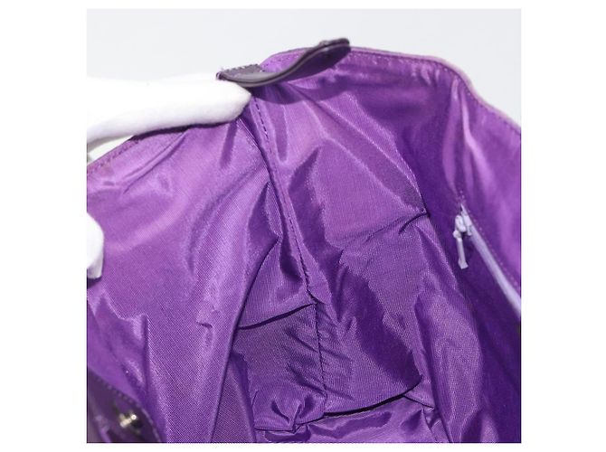 BALENCIAGA Handtasche Wildleder Violett Silber Auth yk20590 - Ansicht 19