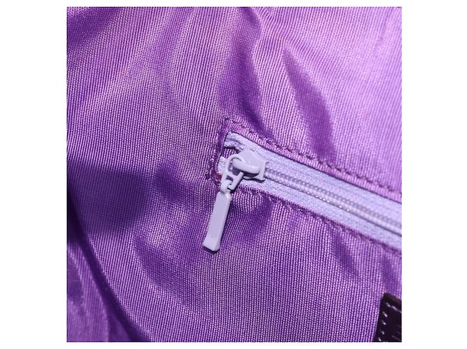 BALENCIAGA Handtasche Wildleder Violett Silber Auth yk20590 - Ansicht 20