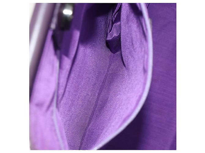 BALENCIAGA Handtasche Wildleder Violett Silber Auth yk20590 - Ansicht 21