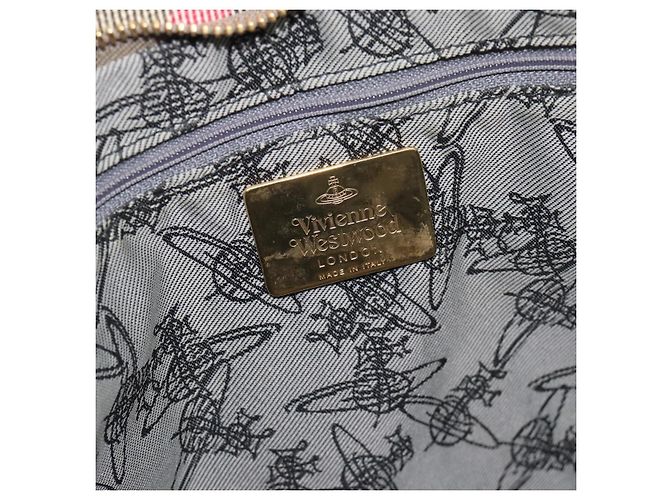 Borsa a Spalla Vivienne Westwood PVC Rosa Oro Auth 187441V D'oro - vista 11