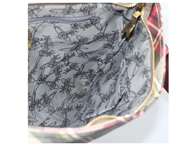 Borsa a Spalla Vivienne Westwood PVC Rosa Oro Auth 187441V D'oro - vista 17