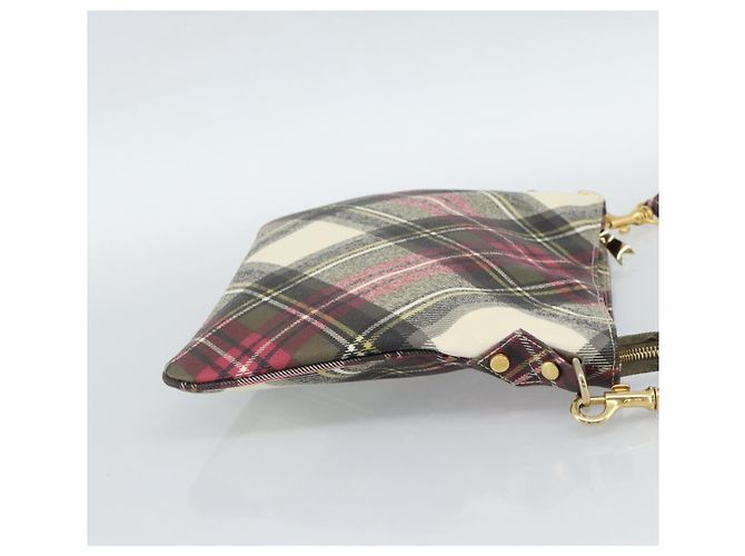 Borsa a Spalla Vivienne Westwood PVC Rosa Oro Auth 187441V D'oro - vista 4