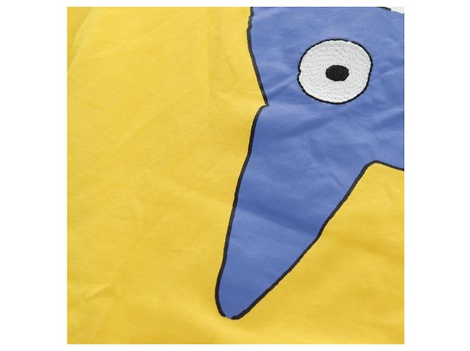 LOEWE �~ Ghibli Totoro T-Shirt Medium Totoro Cotton Yellow Auth 167432SM Amarillo - vista 10