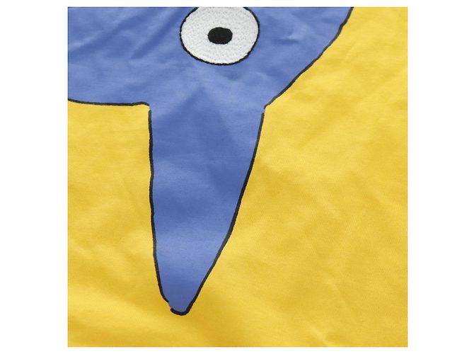 LOEWE �~ Ghibli Totoro T-Shirt Medium Totoro Cotton Yellow Auth 167432SM Amarillo - vista 11