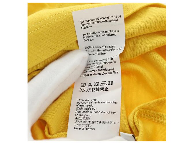 LOEWE �~ Ghibli Totoro T-Shirt Medium Totoro Cotton Yellow Auth 167432SM Amarillo - vista 18