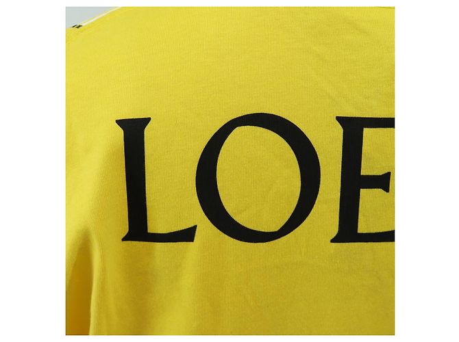 LOEWE �~ Ghibli Totoro T-Shirt Medium Totoro Cotton Yellow Auth 167432SM Amarillo - vista 4