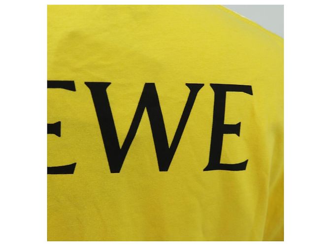 LOEWE �~ Ghibli Totoro T-Shirt Medium Totoro Cotton Yellow Auth 167432SM Amarillo - vista 5