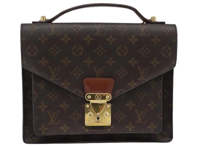 LOUIS VUITTON Borsa Monogram Monceau 28 M51185 LV Auth ka4910 Monogramma - vista 13