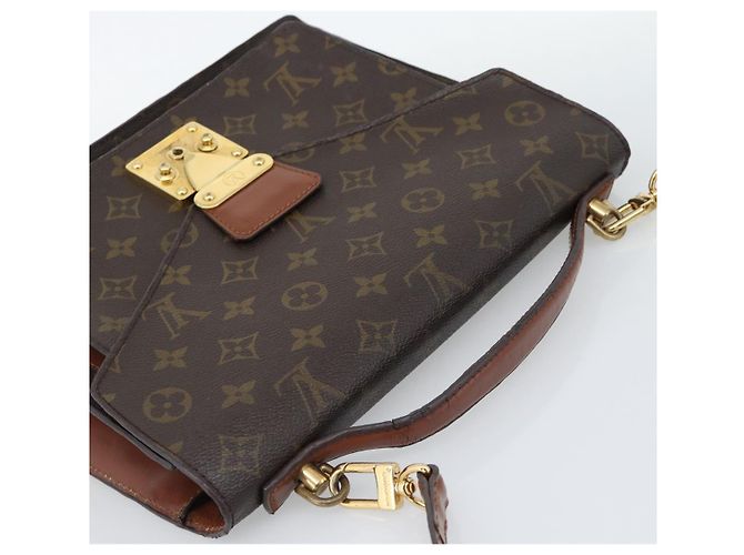 LOUIS VUITTON Borsa Monogram Monceau 28 M51185 LV Auth ka4910 Monogramma - vista 14
