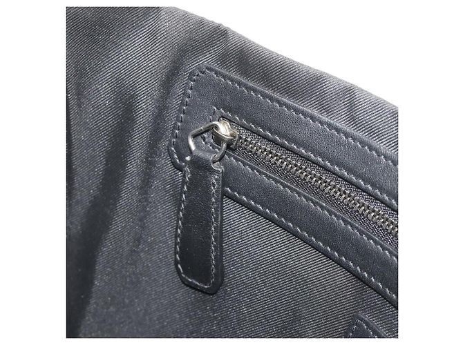 Jimmy Choo Studs Tote Bag Leder Weiß Silber Auth BA13552 - Ansicht 20