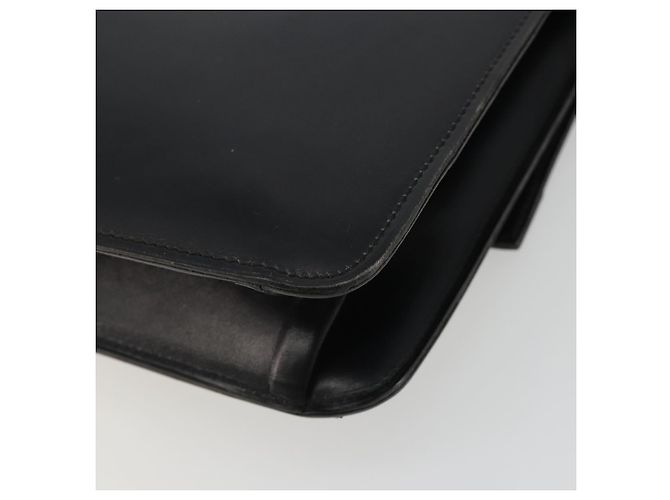 Borsa a Spalla Christian Dior in Pelle Nera e Oro Auth 188255 Nero D'oro - vista 15