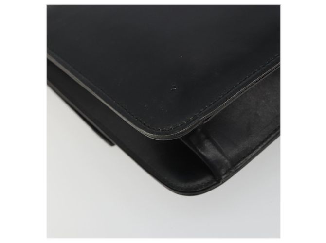 Borsa a Spalla Christian Dior in Pelle Nera e Oro Auth 188255 Nero D'oro - vista 16
