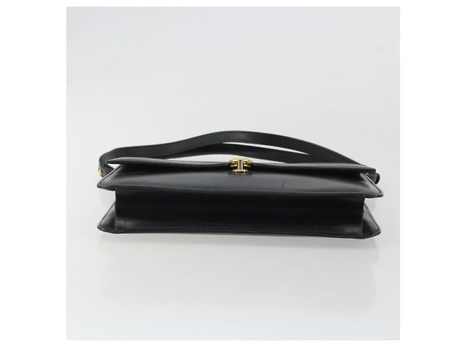 Borsa a Spalla Christian Dior in Pelle Nera e Oro Auth 188255 Nero D'oro - vista 5