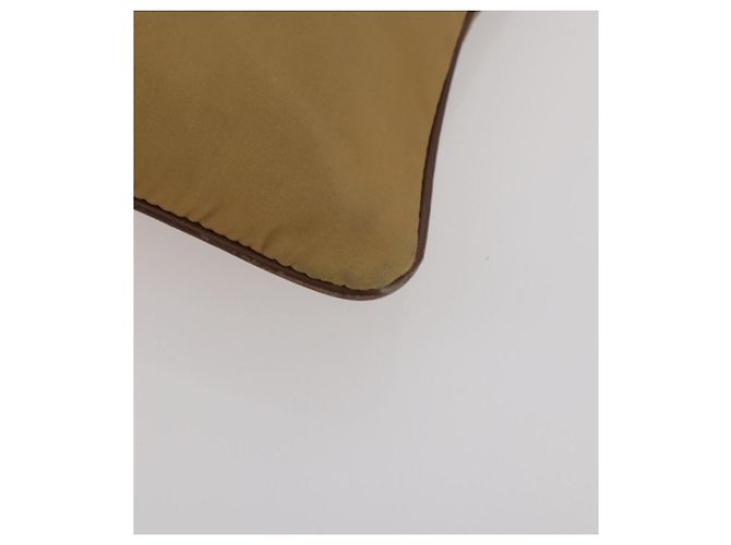 Salvatore Ferragamo Gucci GG Canvas Sherry Line Bag Nylon 2 Set Auth ar13970 Beige - vue 16