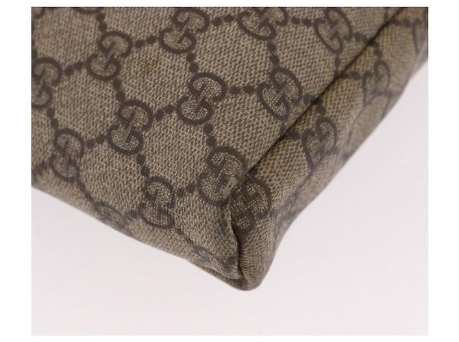 GUCCI GG Supreme Shoulder Bag PVC Beige Gold 223666 Auth 188468 Golden - view 9