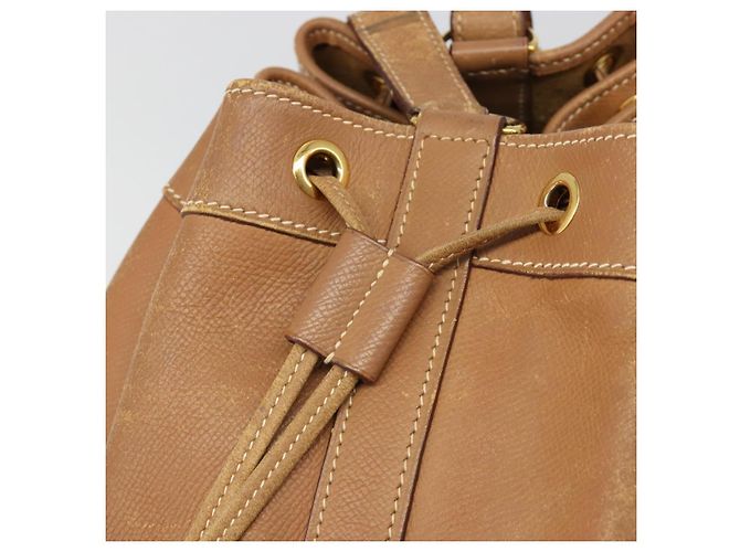 Hermès Borsa a Spalla HERMES Market GM Epsom Marrone Oro Autentica yk20594 D'oro - vista 19