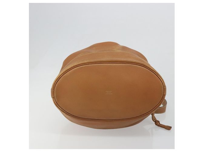 Hermès Borsa a Spalla HERMES Market GM Epsom Marrone Oro Autentica yk20594 D'oro - vista 5