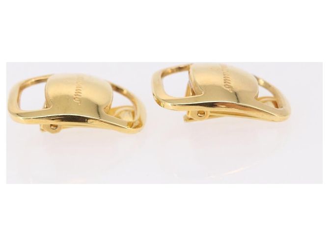 Orecchini Salvatore Ferragamo Vala in metallo oro Autentico am11968V D'oro - vista 10