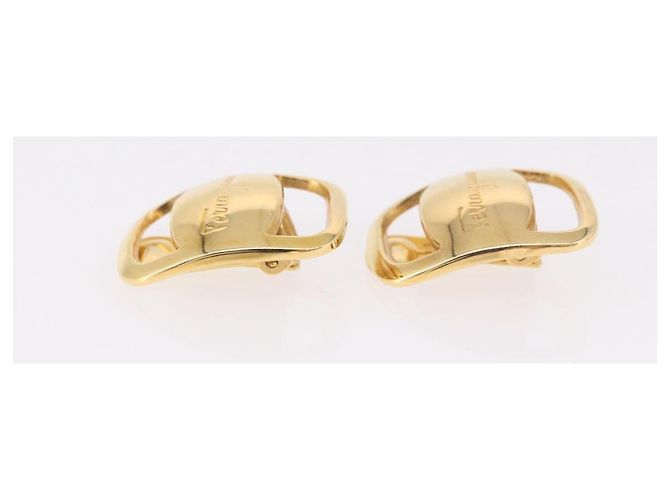Orecchini Salvatore Ferragamo Vala in metallo oro Autentico am11968V D'oro - vista 11