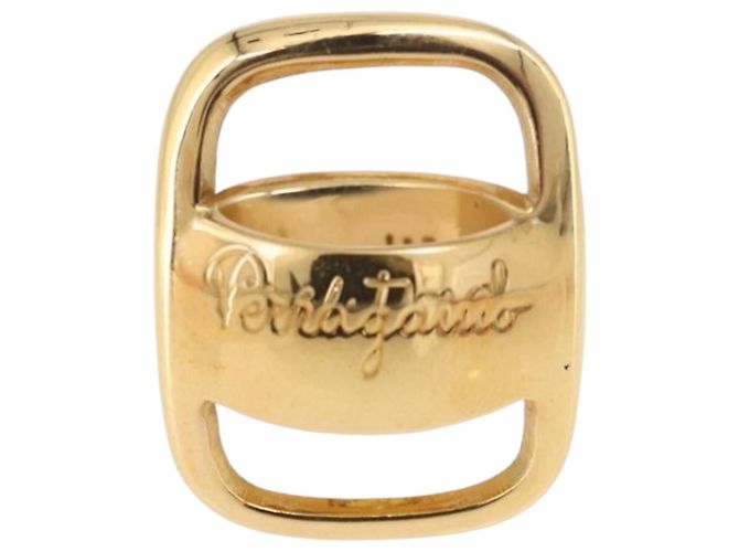 Orecchini Salvatore Ferragamo Vala in metallo oro Autentico am11968V D'oro - vista 6