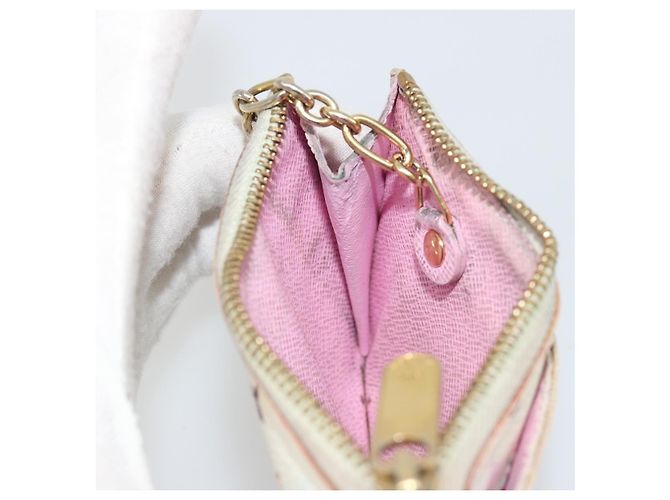 LOUIS VUITTON Monogram Multicolor Pochette Cles NM Purse M93734 Auth 187314 White - view 18