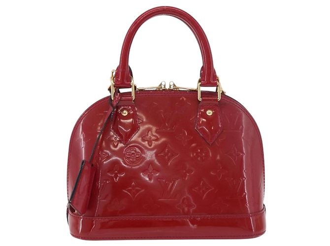 LOUIS VUITTON Borsa Vernis Alma BB Rose Andian M91771 LV Auth 187928V - vista 13