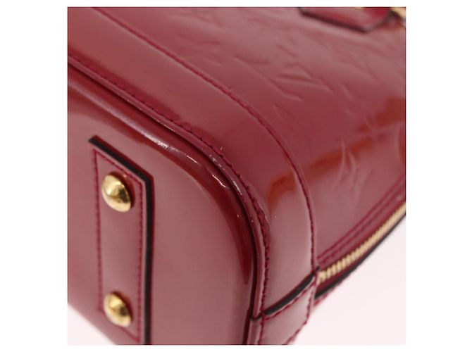 LOUIS VUITTON Borsa Vernis Alma BB Rose Andian M91771 LV Auth 187928V - vista 17