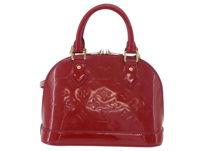 LOUIS VUITTON Borsa Vernis Alma BB Rose Andian M91771 LV Auth 187928V - vista 2