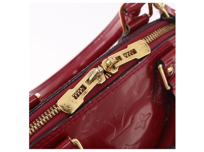 LOUIS VUITTON Borsa Vernis Alma BB Rose Andian M91771 LV Auth 187928V - vista 20