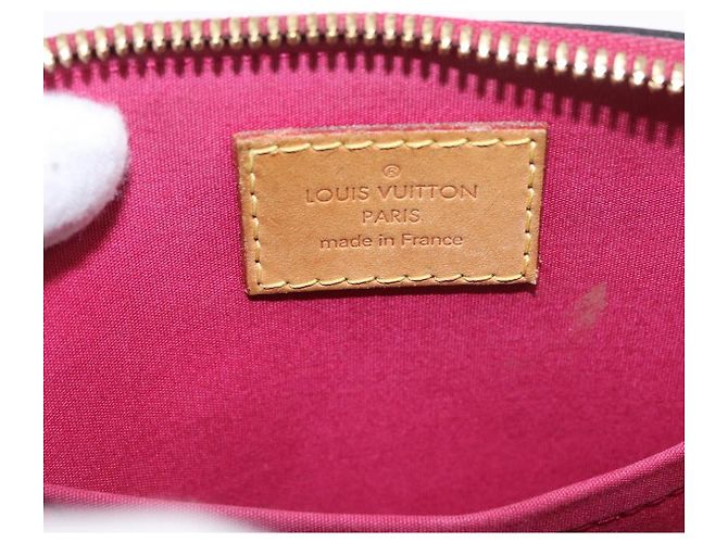LOUIS VUITTON Borsa Vernis Alma BB Rose Andian M91771 LV Auth 187928V - vista 22