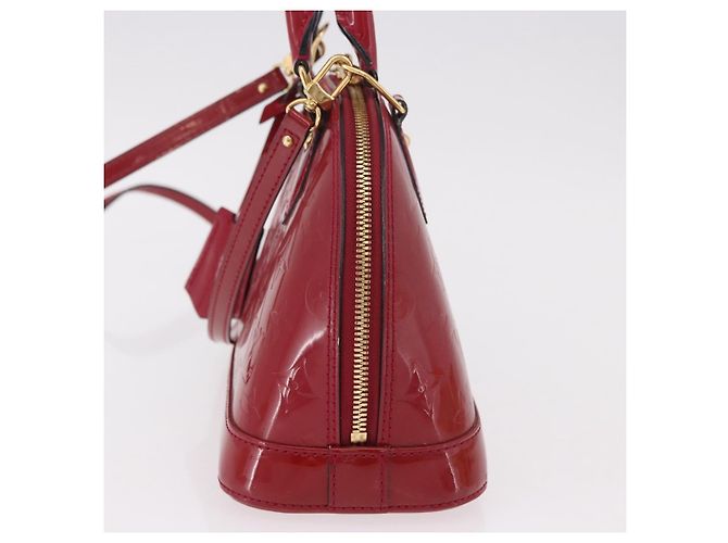 LOUIS VUITTON Borsa Vernis Alma BB Rose Andian M91771 LV Auth 187928V - vista 3