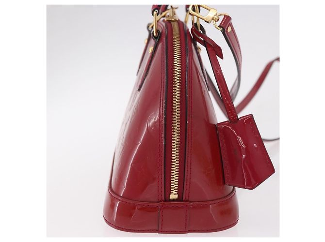 LOUIS VUITTON Borsa Vernis Alma BB Rose Andian M91771 LV Auth 187928V - vista 4