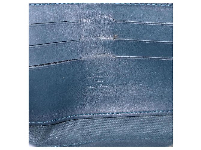 LOUIS VUITTON Clutch Vernis Sunset Bluebird Bluenuit M93680 LV Auth 187683 - vista 10