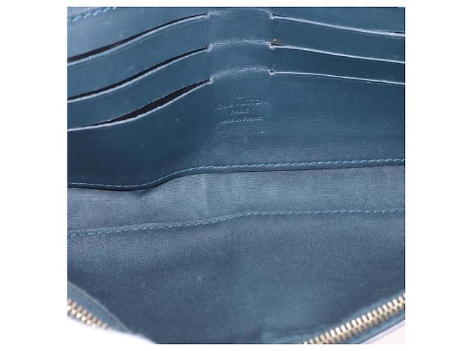 LOUIS VUITTON Clutch Vernis Sunset Bluebird Bluenuit M93680 LV Auth 187683 - vista 11