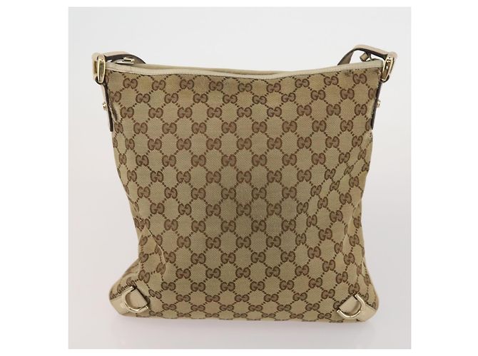 Borsa GUCCI GG Supreme GG Canvas Web Sherry Line 3 Set Beige Black Autentica bs35614 Nero - vista 11