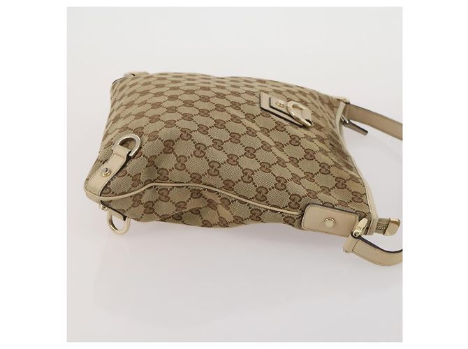 Borsa GUCCI GG Supreme GG Canvas Web Sherry Line 3 Set Beige Black Autentica bs35614 Nero - vista 12
