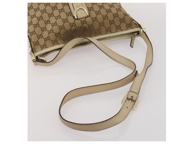Borsa GUCCI GG Supreme GG Canvas Web Sherry Line 3 Set Beige Black Autentica bs35614 Nero - vista 13