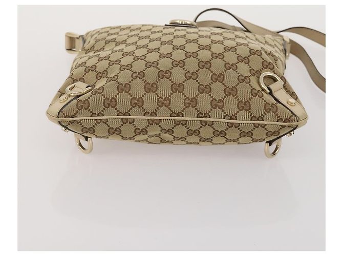 Borsa GUCCI GG Supreme GG Canvas Web Sherry Line 3 Set Beige Black Autentica bs35614 Nero - vista 15