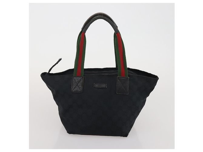 Borsa GUCCI GG Supreme GG Canvas Web Sherry Line 3 Set Beige Black Autentica bs35614 Nero - vista 17