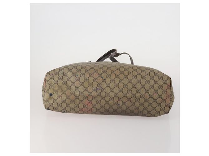 Borsa GUCCI GG Supreme GG Canvas Web Sherry Line 3 Set Beige Black Autentica bs35614 Nero - vista 7